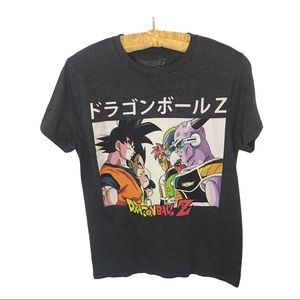 Dragonball-Z Size Small Grey Graphic T-Shirt